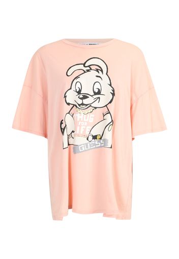 GUESS Maglietta 'BUNNY'  limone / pesca / nero / bianco