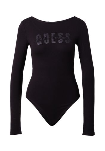 GUESS Body a maglietta 'ESTER'  nero / argento