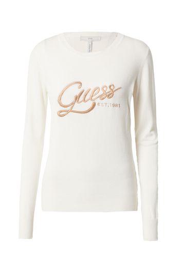 GUESS Pullover 'EDIE'  oro / bianco