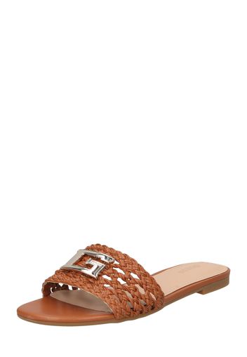 GUESS Zoccoletto 'TASSI'  cognac / argento