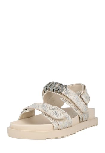 GUESS Sandalo 'FABELIS'  beige / argento