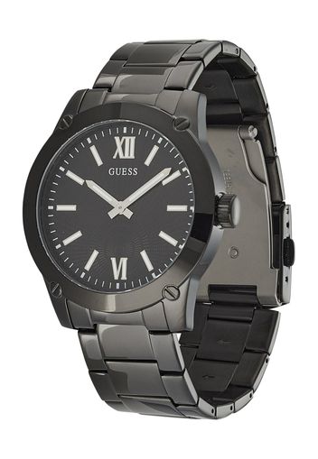 GUESS Orologio analogico  nero / argento