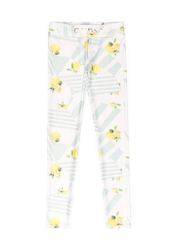 GUESS Leggings  opale / limone / bianco