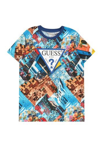 GUESS Maglietta  blu / colori misti