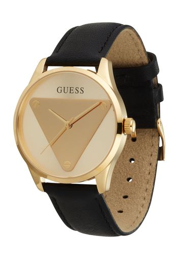 GUESS Orologio analogico  oro / nero