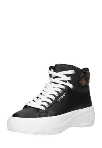 GUESS Sneaker alta 'EARLA'  marrone chiaro / nero