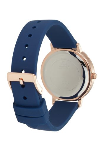 GUESS Orologio analogico  blu scuro / oro / bianco