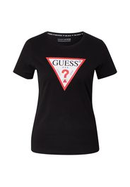 GUESS Maglietta  nero / bianco / rosso chiaro