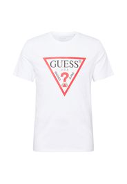 GUESS Maglietta  bianco / rosso / nero