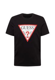 GUESS Maglietta  nero / bianco / rosso