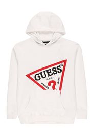 GUESS Felpa  bianco / nero / rosso