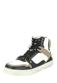 GUESS Sneaker alta 'LODI'  marrone chiaro / nero / bianco