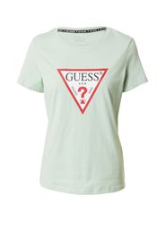 GUESS Maglietta  verde pastello / rosso / nero / bianco