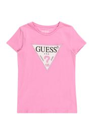 GUESS Maglietta  rosa chiaro / nero / bianco