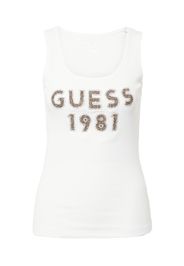 GUESS Top  oro / bianco