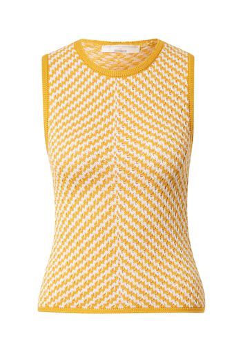 Guido Maria Kretschmer Collection Top in maglia 'Verena'  bianco / giallo