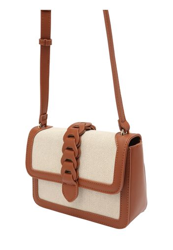 Guido Maria Kretschmer Collection Borsa a tracolla 'Darlin'  cognac / bianco