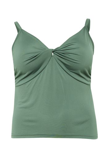 Guido Maria Kretschmer Curvy Collection Top 'Rosie'  smeraldo