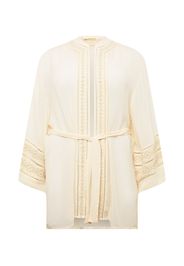 Guido Maria Kretschmer Curvy Collection Kimono 'Pernilla'  bianco / crema