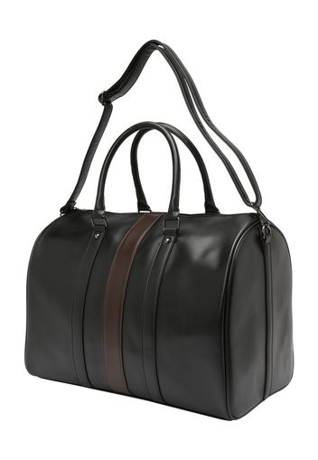 Guido Maria Kretschmer Men Borsa weekend 'Benjamin'  marrone scuro / nero