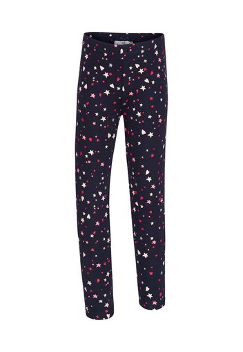 happy girls Leggings  blu scuro / rosa / rosa / argento