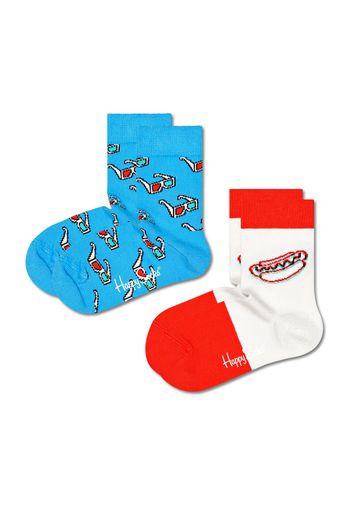 Happy Socks Calzino  blu / rosso / nero / bianco