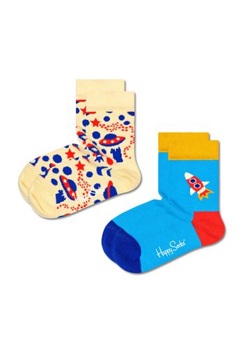 Happy Socks Calzino  navy / blu chiaro / giallo pastello / rosso