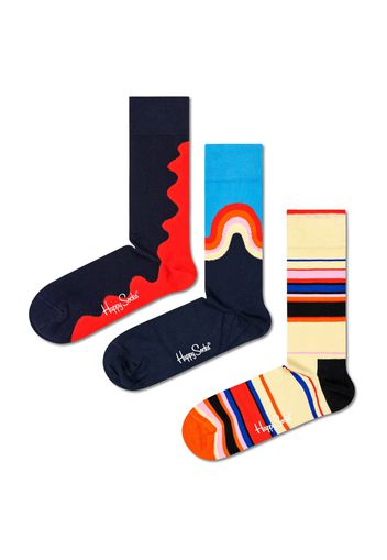 Happy Socks Calzino  blu / navy / giallo pastello / rosso