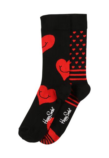 Happy Socks Calzino  rosso fuoco / nero / bianco