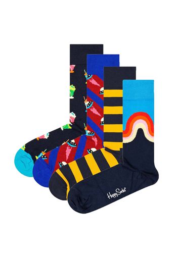 Happy Socks Calzino  blu chiaro / giallo / rosso / nero