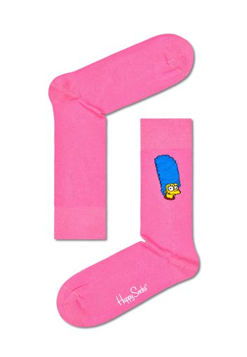 Happy Socks Calzino 'Marge'  blu / giallo / rosa / bianco