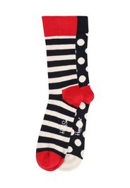 Happy Socks Calzino  rosso / bianco / navy