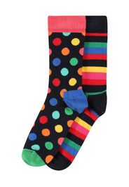Happy Socks Calzino  nero / verde / giallo / rosa / blu reale