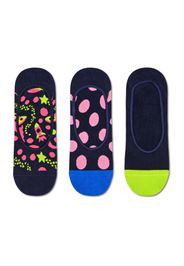 Happy Socks Calzino invisibile 'Into Space'  navy / azzurro / lime / rosa chiaro