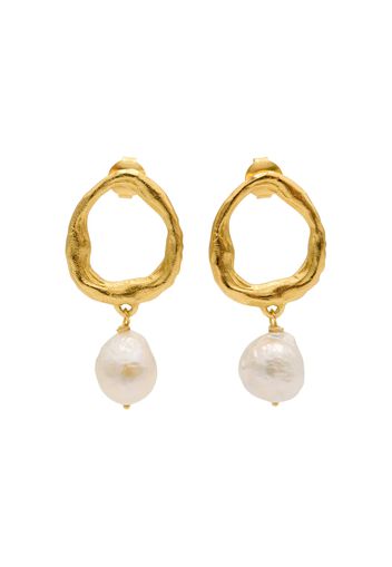 Haze&Glory Orecchini 'La Pearl'  oro / bianco perla