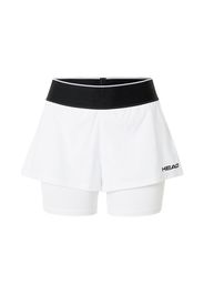 HEAD Pantaloni sportivi 'DYNAMIC'  bianco / nero