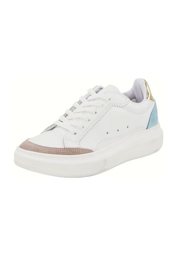 heine Sneaker bassa  blu cielo / bianco / oro