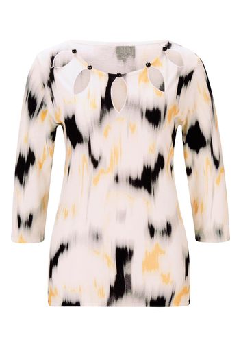 heine Pullover  bianco / giallo / nero