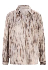 heine Bluse  beige chiaro / marrone / grigio scuro