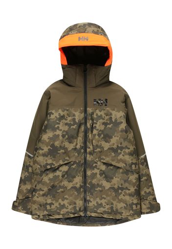 HELLY HANSEN Giacca per outdoor 'SUMMIT'  verde / cachi / oliva / arancione