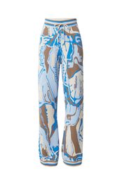 Helmstedt Pantaloni 'Alda'  beige / blu / blu chiaro / mocca