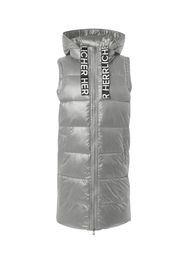 Herrlicher Gilet 'Tola'  grigio argento / nero / bianco