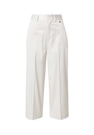 Herrlicher Pantaloni con piega frontale  crema