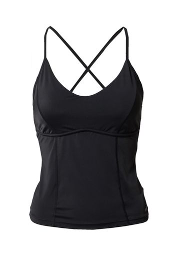 HKMX Top sportivo  grigio argento / nero