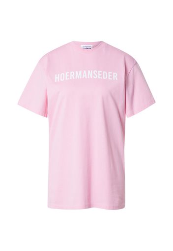 Hoermanseder x About You Maglietta 'Suki'  rosa / bianco