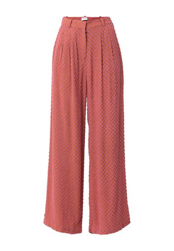 Hofmann Copenhagen Pantaloni con pieghe 'SYLVA'  fucsia / rosso ruggine