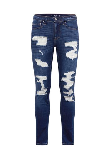 HOLLISTER Jeans  blu scuro / bianco