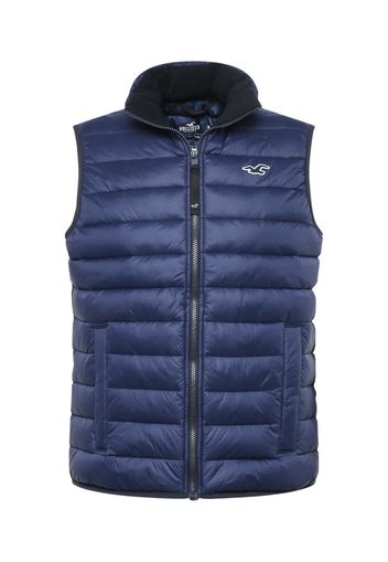 HOLLISTER Gilet  blu scuro / nero / bianco