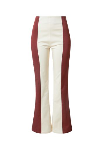 Hosbjerg Pantaloni 'Huberta'  bordeaux / crema