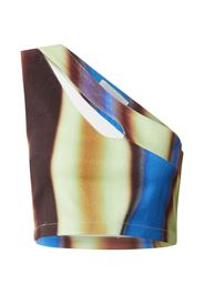 Hosbjerg Top 'Heather Alexa'  verde pastello / canna / marrone scuro / blu reale